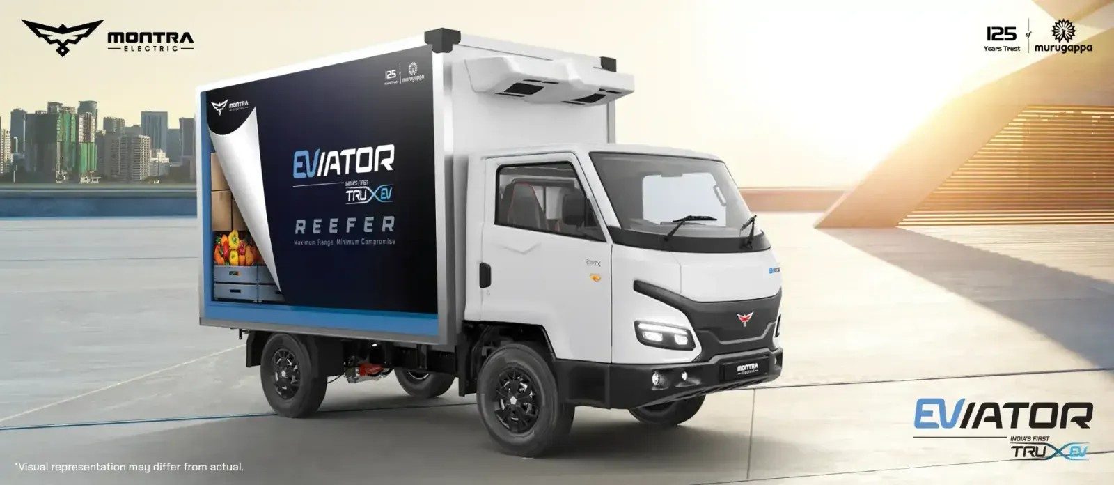 Montra Electric Eviator electric refrigerated truck